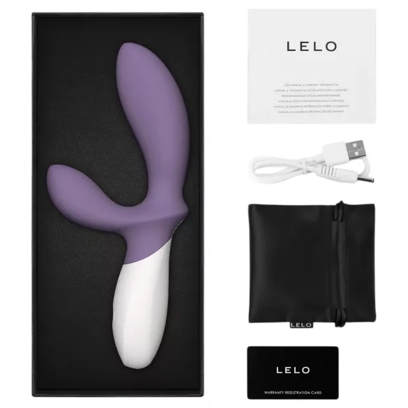 LELO Loki Wave 2 - Wiederaufladbarer, wasserdichter Prostatavibrator (Violett)