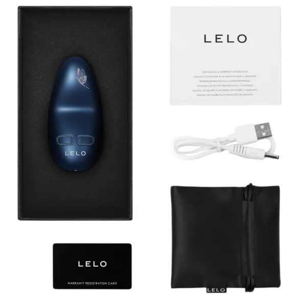 LELO Nea 3 - Akku-Klitorisvibrator, wasserdicht (blau)