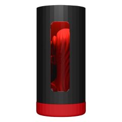 LELO F1s V3 XL - Interaktiver Masturbator (Schwarz-Rot)