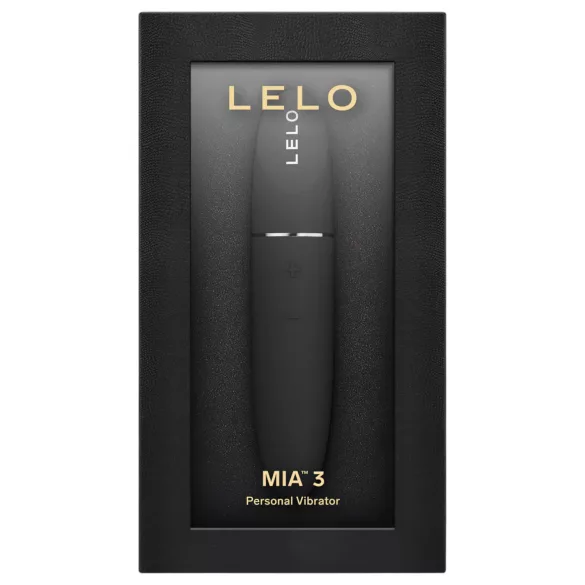 LELO Mia 3 - Reise-Lippenstiftvibrator (schwarz)