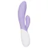 LELO INA Twist - leistungsstarker G-Punkt-Vibrator mit Klitorisstimulator (lila)