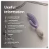 LELO INA Twist - leistungsstarker G-Punkt-Vibrator mit Klitorisstimulator (lila)