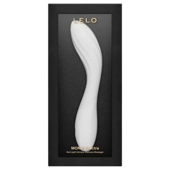 LELO Mona Spectra - intelligenter G-Punkt-Vibrator mit LED-Licht (weiß)