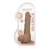 RealRock Dong 10 - Realistischer, skrotaler Dildo (25cm) - Dunkel Natur