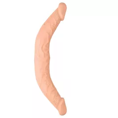 RealRock Double Dong 14 - Doppel-Dildo (36cm) - hautfarben