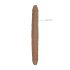 RealRock Doppel-Dildo 14" (36 cm) - Dunkler Naturton