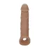 RealRock Penis Sleeve 8 - Penishülle (21cm) - dunkler Naturton