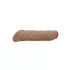 RealRock Penis Sleeve 8 - Penishülle (21cm) - dunkler Naturton