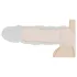 RealRock Penis Sleeve 8 - Penishülle (21cm) - dunkler Naturton