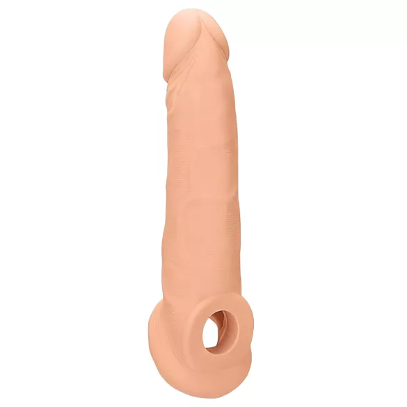 RealRock Penis Sleeve 9 - Penismanschette (21,5cm) - natur