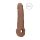 RealRock Penishülle 9 - Pénishülle (21,5 cm) - dunkel natur