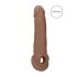 RealRock Penishülle 9 - Pénishülle (21,5 cm) - dunkel natur