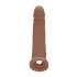 RealRock Penishülle 9 - Pénishülle (21,5 cm) - dunkel natur