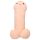 Kuschelbares Plüsch-Penis-Kissen - 60 cm (Natur)