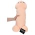 Kuschelbares Plüsch-Penis-Kissen - 60 cm (Natur)
