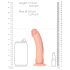 RealRock - Realistischer Saugnapf-Dildo - 15,5cm (natur)