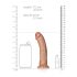 RealRock - realistische Dildo - 15,5cm (dunkel natur)