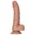 RealRock - Saugnapf-Dildo mit Hoden - 15,5 cm (dunkler Naturton)