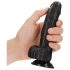 RealRock - Realistischer Dildo mit Saugnapf - 15,5 cm (Schwarz)