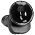 RealRock - Realistischer Dildo mit Saugnapf - 15,5 cm (Schwarz)