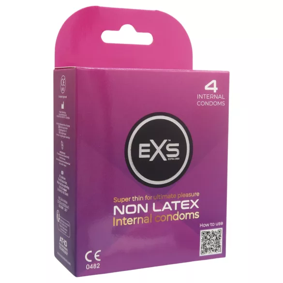 EXS Internal Condom - latexfreies Frauenkondom (4 Stk.)
