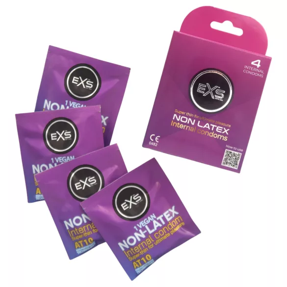 EXS Internal Condom - latexfreies Frauenkondom (4 Stk.)