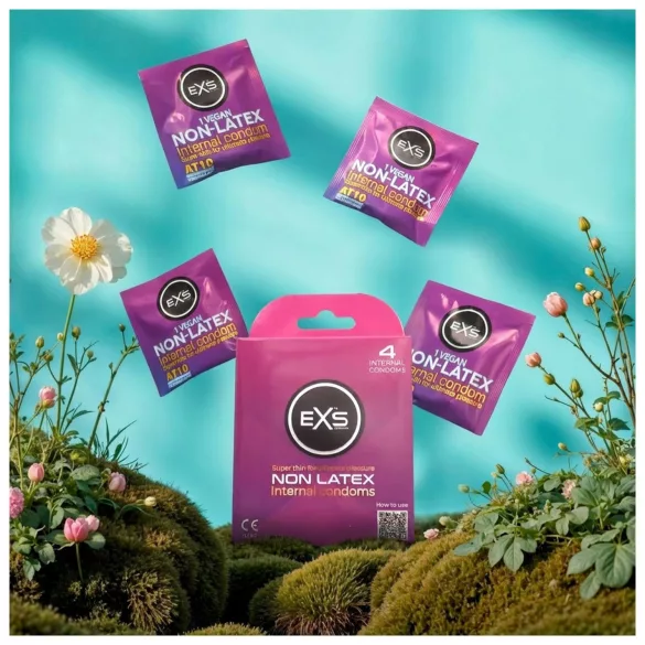 EXS Internal Condom - latexfreies Frauenkondom (4 Stk.)