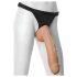 Doc Johnson Vac-U-Lock Hung 12 - Lebensecht, mit Hoden (Natur)
