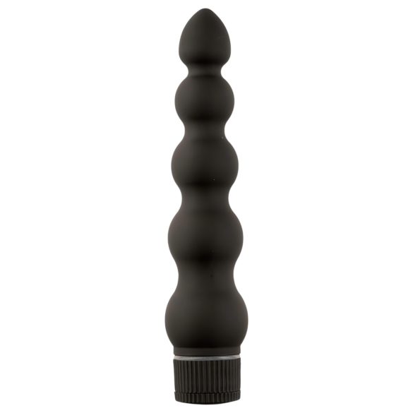 Black Magic 7 - fester Analkugeln-Vibrator (schwarz)