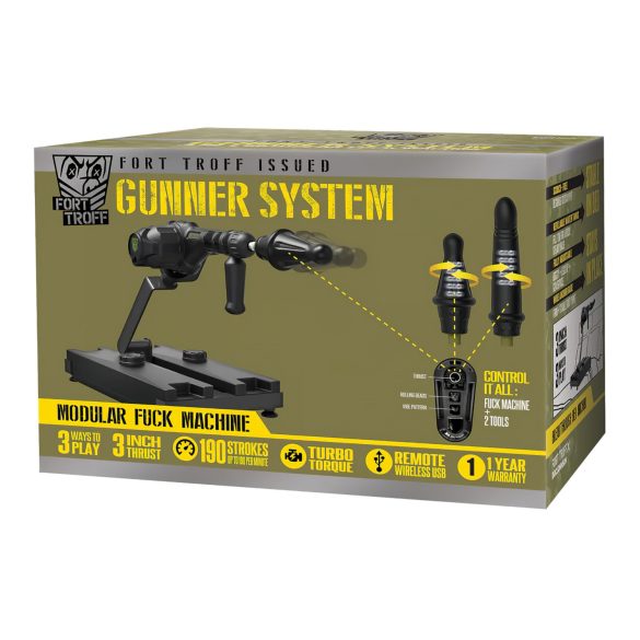 Doc Johnson Gunner System - Sexmaschine (Schwarz)