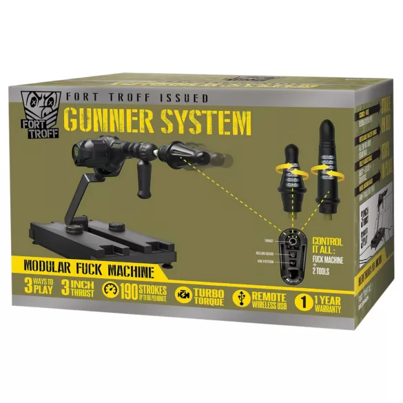 Doc Johnson Gunner System - Sexmaschine (schwarz)