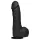 Doc Johnson The Perfect Cock - naturgetreuer Dildo (schwarz) - 19 cm