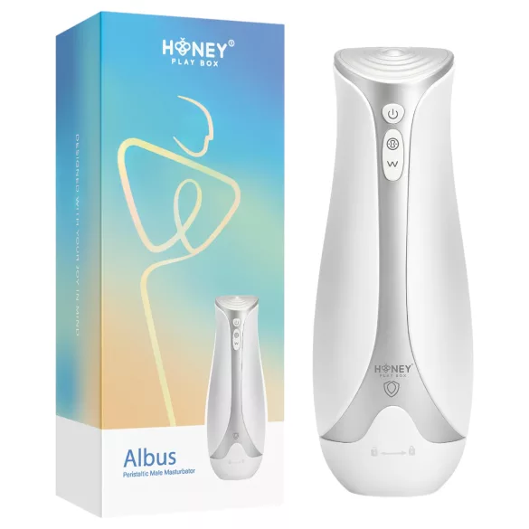 Honey Play Box Albus - pulsierender, eng werdender und vibrierender Masturbator (Weiß)