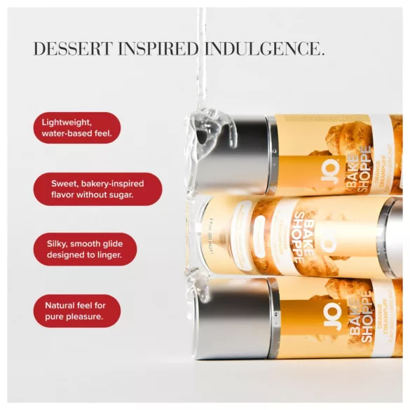 System JO Bake Shoppe - aromatisiertes Gleitgel, Windbeutel (60 ml)
