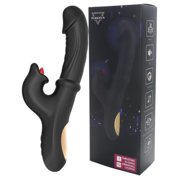 Wilson - Stossvibrator mit Klitorisarm (Schwarz)