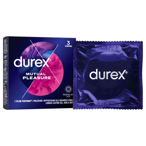Durex Mutual Pleasure - verzögerndes Kondom (3 Stk.)