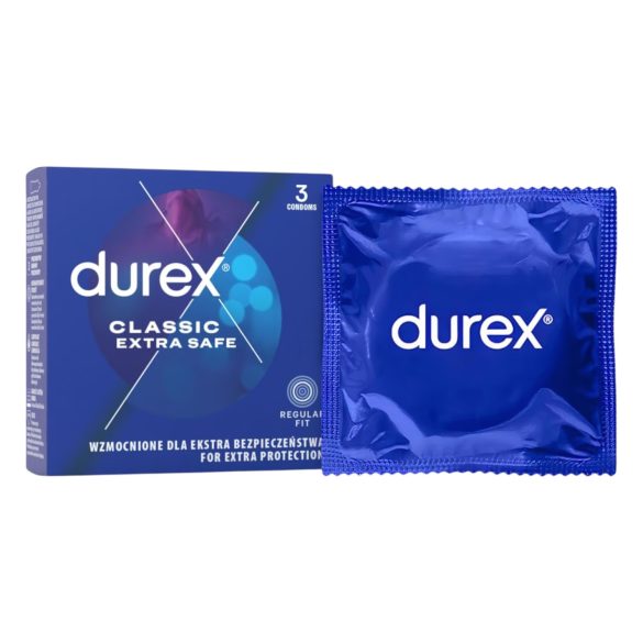 Durex Extra Sicher - Kondome für zuverlässigen Schutz (3 Stk.)
