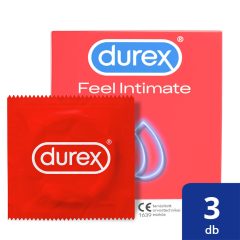 Durex Feel Intimate - dünnwandiges Kondom (3 Stück)
