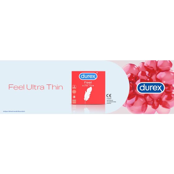 Durex Feel Ultra Thin - besonders lebensechte Kondome (3 Stück)