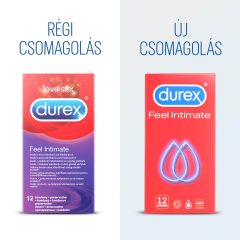 Durex Feel Intimate - dünnwandiges Kondom (12 Stück)