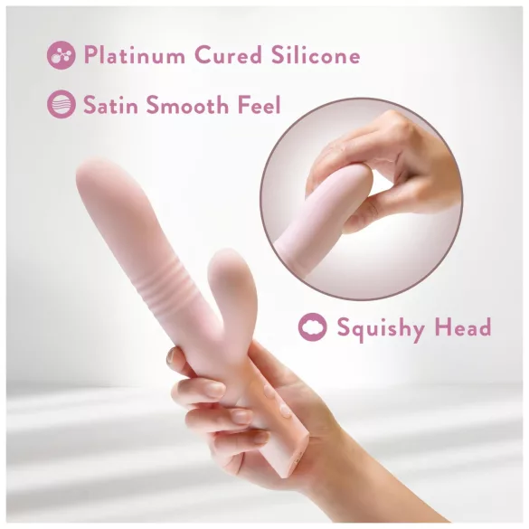 Blush Fraya - Klitoris Schubvibrator mit Griff (Rosa)