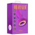 Oh My Gem – Vibrierender Analplug mit Kristall (lila)