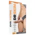 Dr. Skin 6,5 - hohler Umschnalldildo - 15cm (natur)