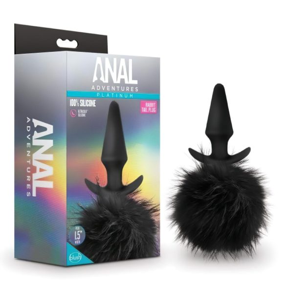 Anal-Abenteuer: Schwarzer Plug mit Hasenschwanz