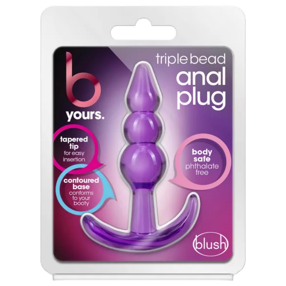 B Yours - lila Kugel-Analdildo