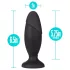 Anal Abenteuer Platin Rakete - großer Anal Plug (schwarz)