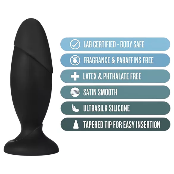 Anal Abenteuer Platin Rakete - großer Anal Plug (schwarz)