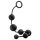Anal Adventures L – Perlen-Analdildo (schwarz)