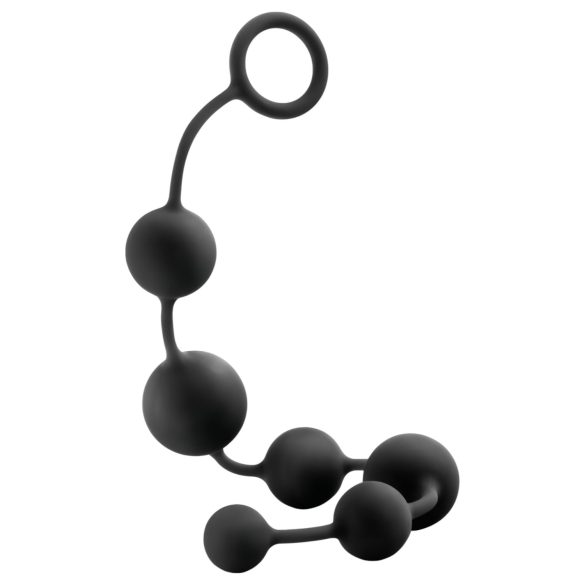 Anal Adventures L – Perlen-Analdildo (schwarz)