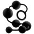Anal Adventures L – Perlen-Analdildo (schwarz)